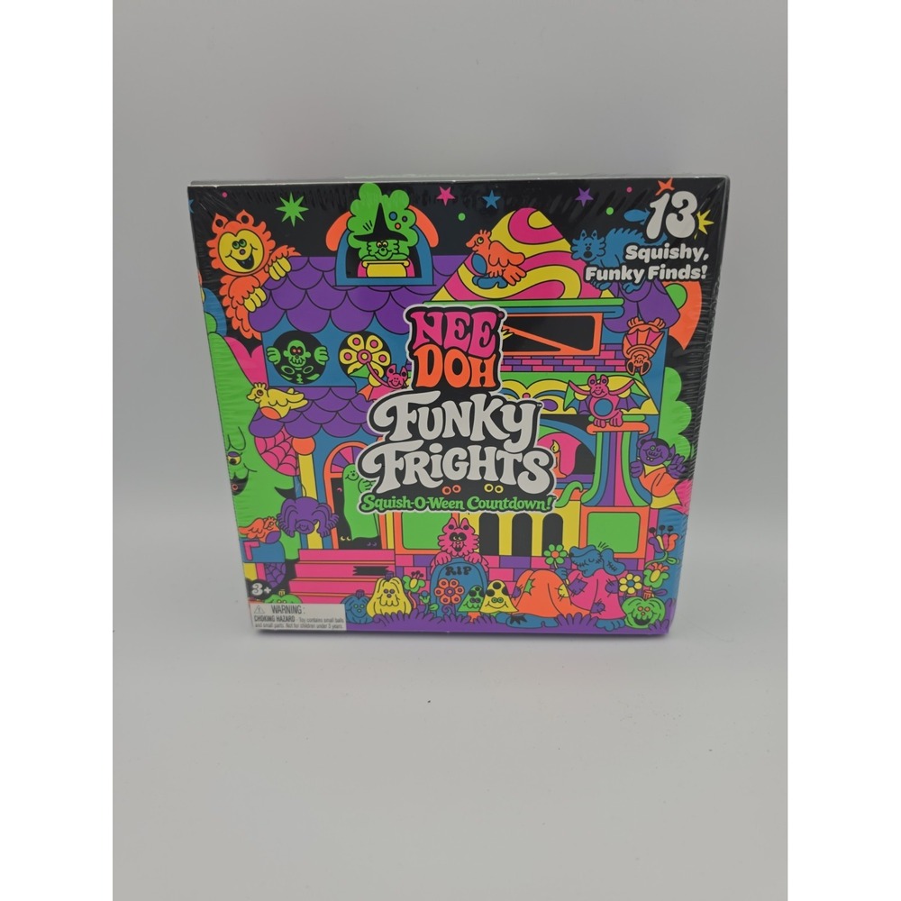 NeeDoh Funky Frights Squish-O-Ween Countdown Set 13 HALLOWEEN NIB Sealed